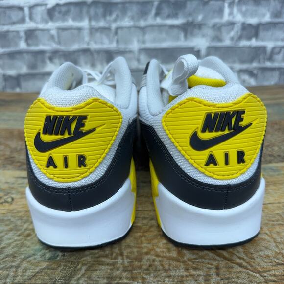 Nike Air Max 90 Shoes White Black Lighting Yellow DM0029-111 Mens Size 11 New main image 5